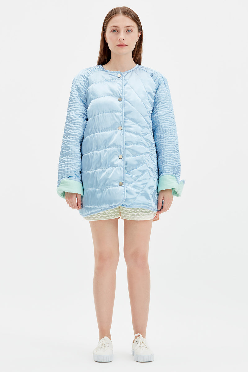 2 GONUL 1 JACKET | BABY BLUE